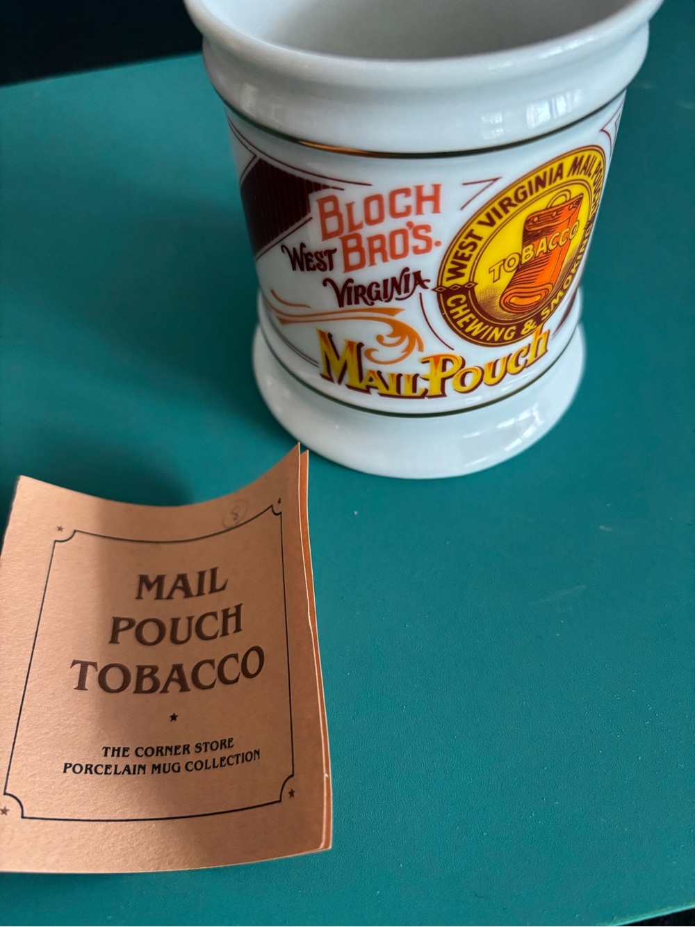 1984 Mail Pouch Tobacco Collectible Mug